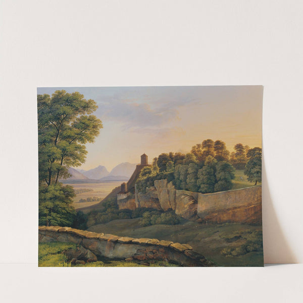 Der Mönchsberg bei Salzburg by Heinrich Reinhold