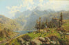 Der Murgsee in der Schweiz, Glaris