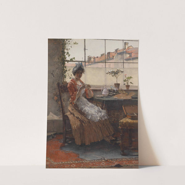 Der Nachmittagstee by Max Hammerl