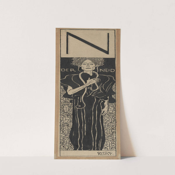 Der Neid (1898) by Gustav Klimt