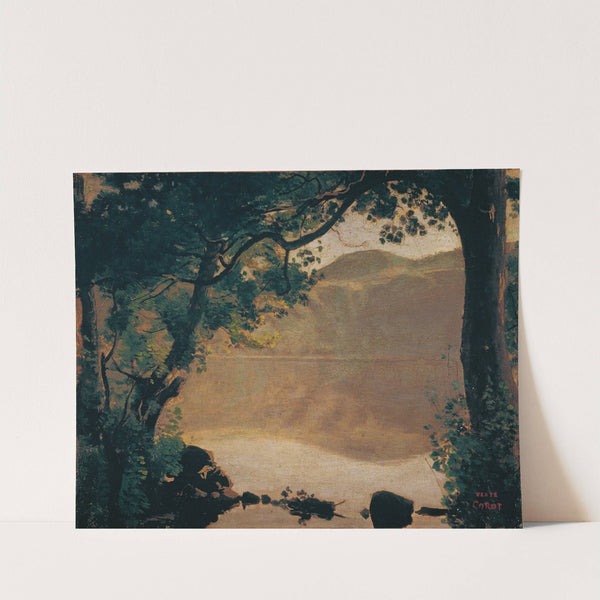 Der Nemisee (1843) by Jean-Baptiste-Camille Corot