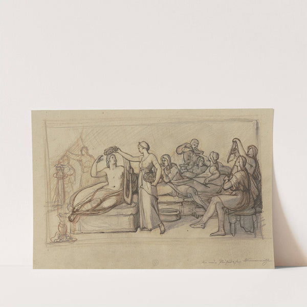 Der neue Pausias und sein Blumenmädchen by Bernhard von Neher the younger