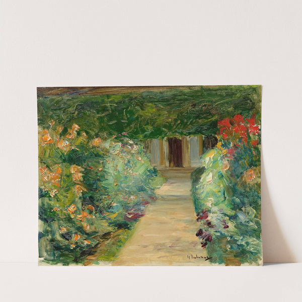 Der Nutzgarten in Wannsee nach Osten (1924) by Max Liebermann