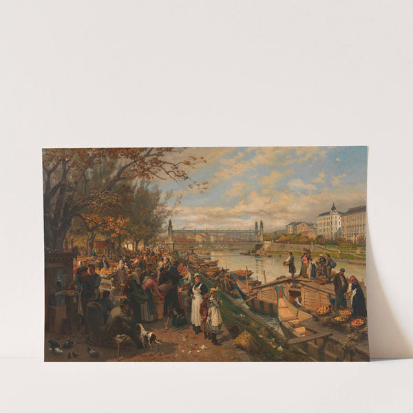 Der Obstmarkt auf dem Schanzel (1895) by Alois Schönn