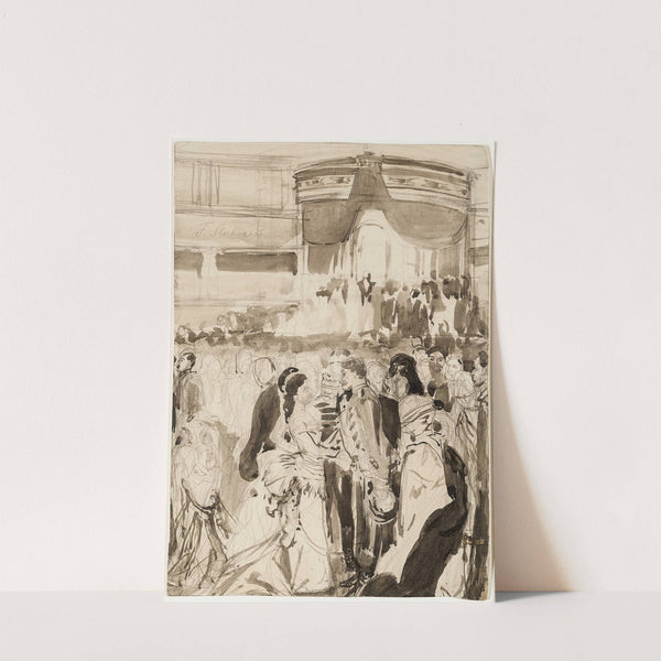 Der Opernhausball (1875) by Franz Skarbina