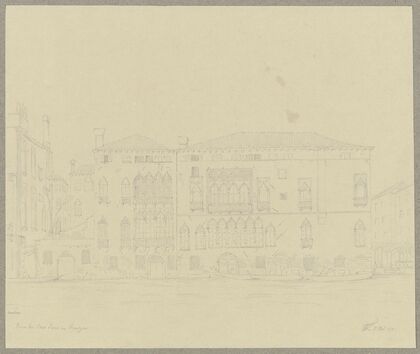 Der Palazzo Ca’ d’Oro am Canale Grande in Venedig