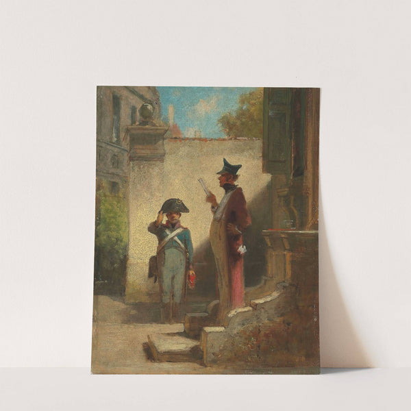 Der Platzkommandant by Carl Spitzweg