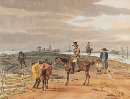 Der Postillon auf dem Weg nach Weilheim (1802)