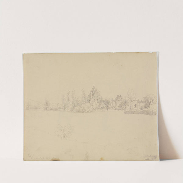 Der Quadenhof in Gerresheim bei Düsseldorf by Johann Wilhelm Schirmer