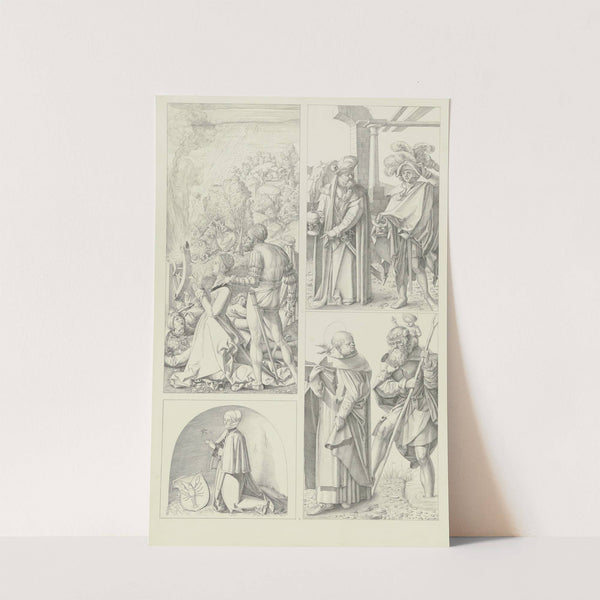 Der rechte Flügel des Heller-Altares (ca. 1871) by Eugen Klimsch