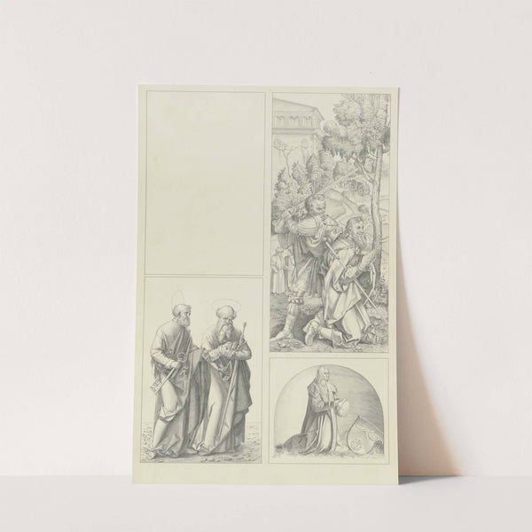 Der rechte Flügel des Heller-Altares (ca. 1871) by Eugen Klimsch