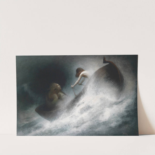 Der Rettung entgegen by Karl Wilhelm Diefenbach