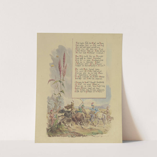 Der Rheingraf wendet sich gegen einen Bauern by Eugen Klimsch