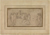 Der römische Gesandte Popilius Lenas vor dem Syrerkönig Antiochos Epiphanes