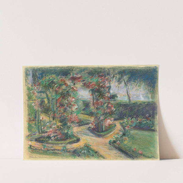 Der Rosengarten in Wannsee (1928) by Max Liebermann