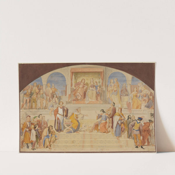 Der Sängerkrieg auf der Wartburg by Moritz von Schwind