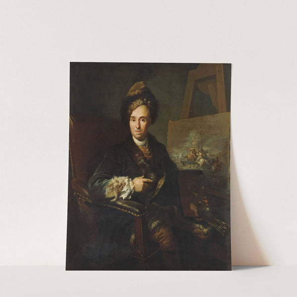 Der Schlachtenmaler Ignace-Jacques Parrocel by Jacob van Schuppen