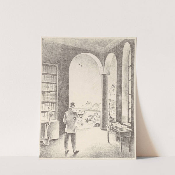 Der Schriftsteller by Franz Sedlacek