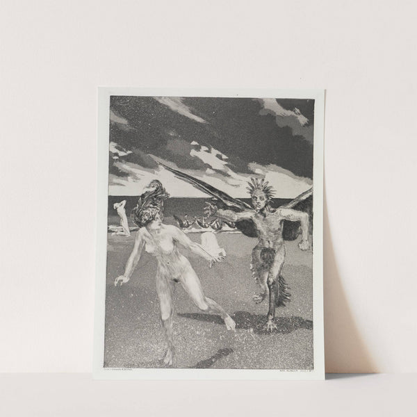 Der Schwanenprinz (Zelt, Opus XIV, 1. Teil, Nr. 7) (1915) by Max Klinger