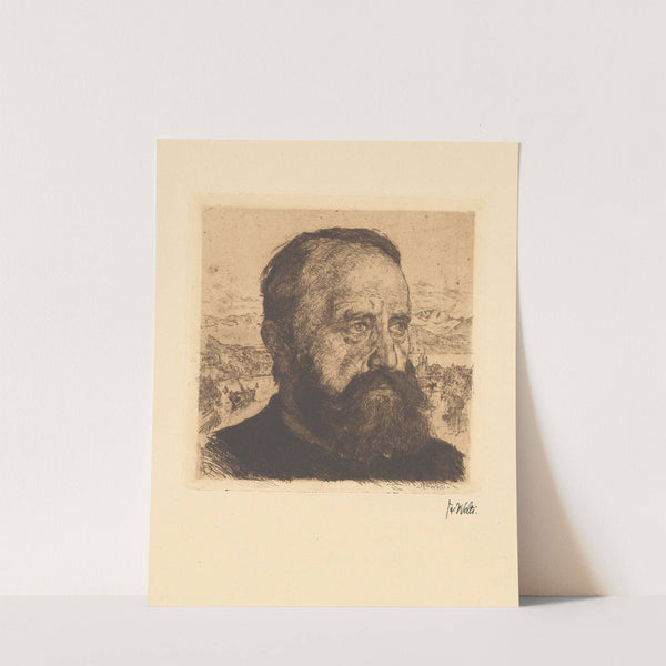 Der Schwiegervater des Künstlers (1893) by Albert Welti