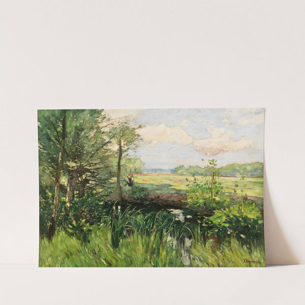 Der Schwielowsee bei Kaputh – Frühling by Karl Hagemeister