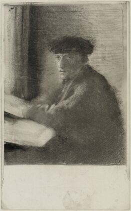 Der Stecher Joseph Tourny, in halber Figur