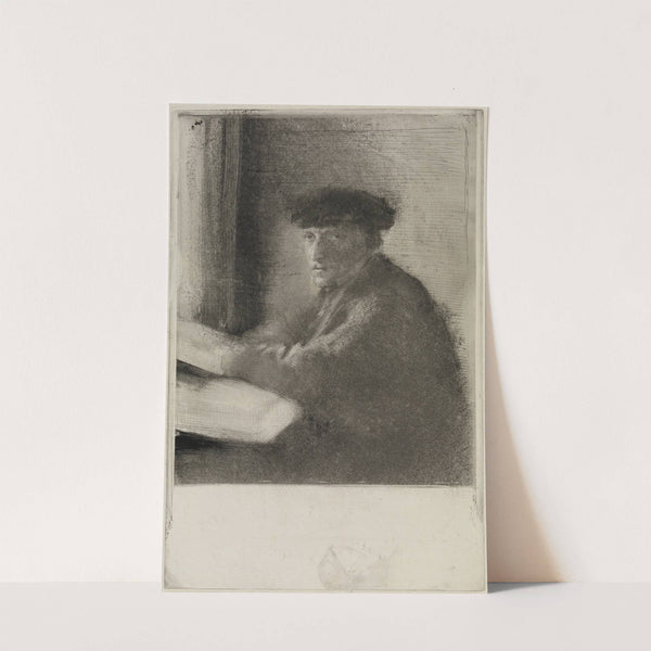 Der Stecher Joseph Tourny, in halber Figur (1857) by Edgar Degas