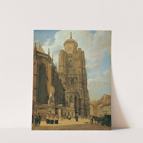 Der Stephansdom in Wien by Jakob Alt