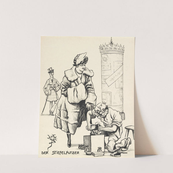 Der Stiefelputzer (1921) by Rudolf Kristen