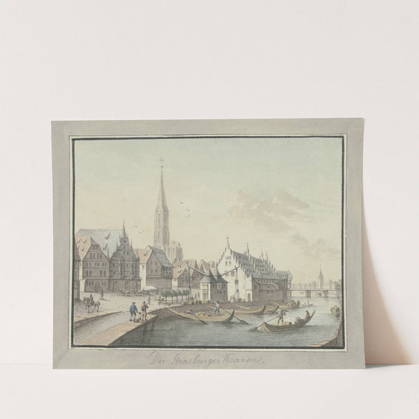 Der Straßburger Kranen by Johann Caspar Zehender