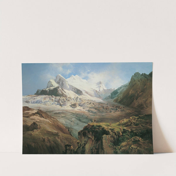 Der Stubaiferner in Tirol (1875) by Anton Hansch