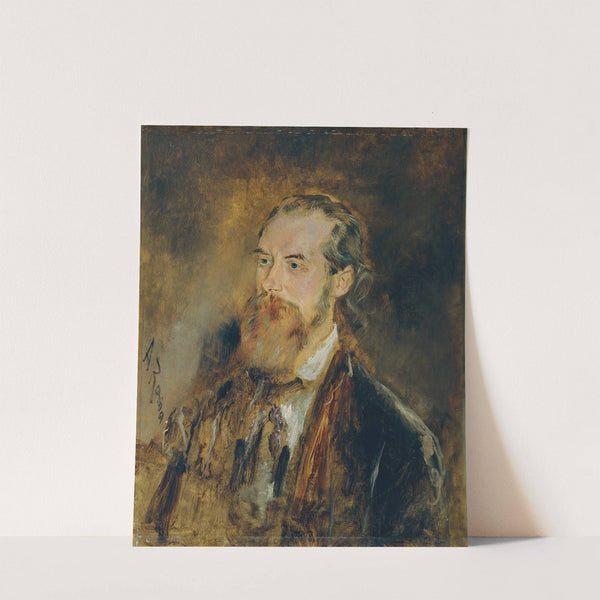 Der Tiermaler Karl Reichert (1873-1876) by Anton Romako