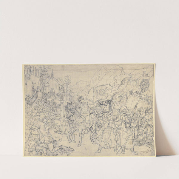 Der Tiroler Landsturm im Jahre 1809 by Joseph Anton Koch