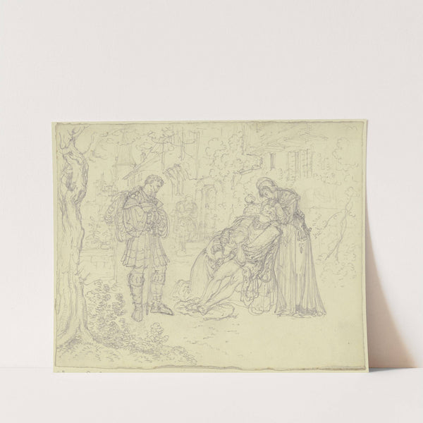 Der Tod des Götz von Berlichingen by Ferdinand Fellner