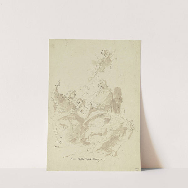 Der Tod des Heiligen Joseph by Giovanni Battista Tiepolo