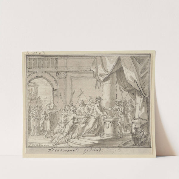 Der Tod des Thearmenas by Simon Fokke