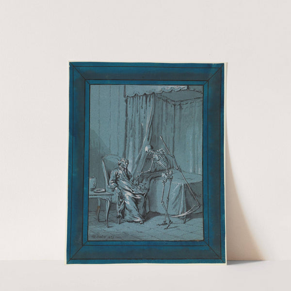 Der Tod und der Sterbende by Jean-Baptiste Oudry