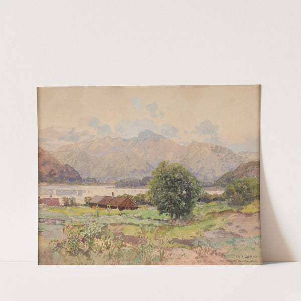 Der Traunsee bei Altmünster by Fritz Lach