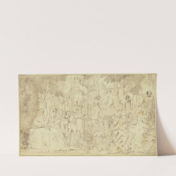 Der Triumph der Wahrheit über die Laster by Pietro Testa