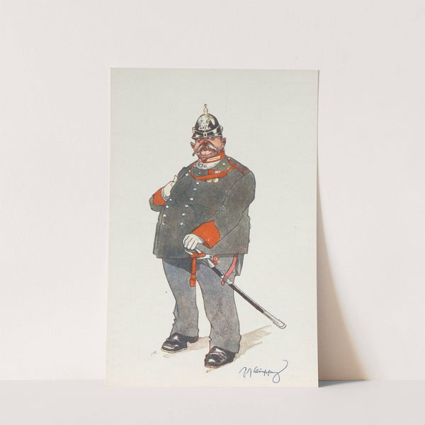 Der Wachmann (1905-1910) by Fritz Schönpflug
