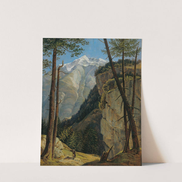 Der Watzmann vom Wimbachtal aus by Heinrich Reinhold