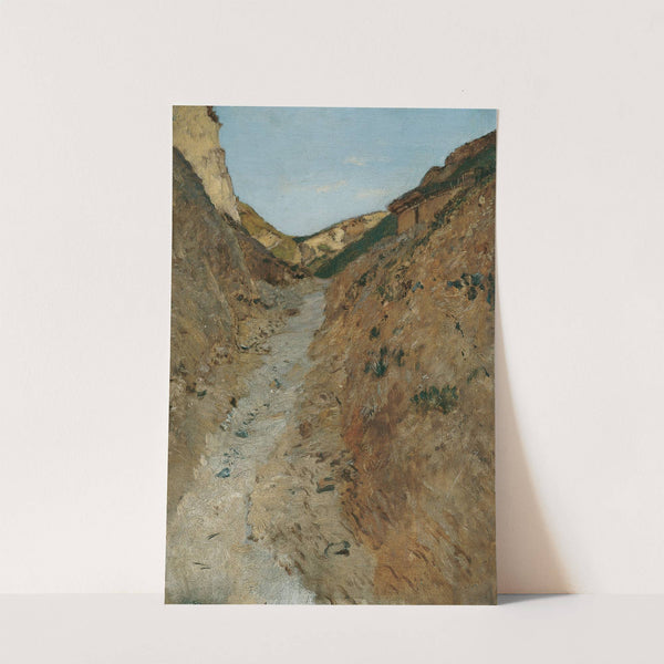 Der Weg im Steinbruch (1895) by Eugen Jettel