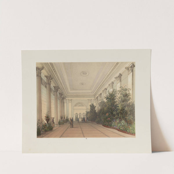 Der Wintergarten in der kaiserlichen königlichen Hofburg zu Wien Pl.07 by Franz Antoine