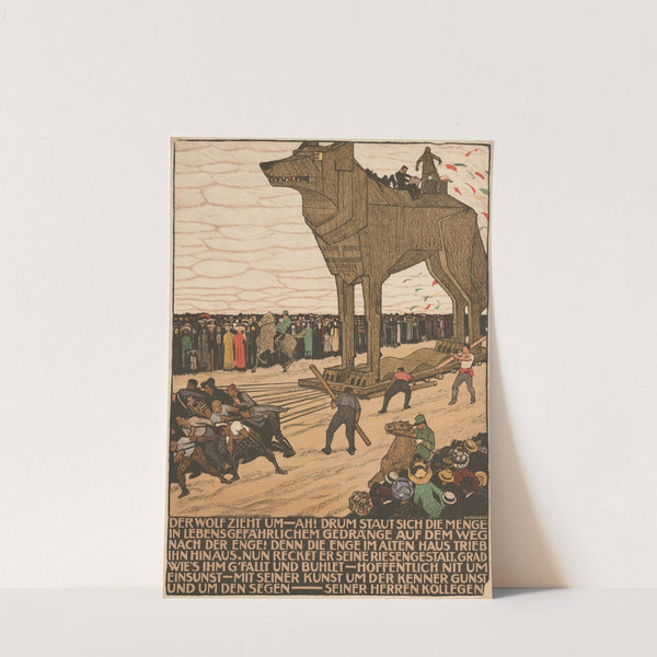 Der Wolf zieht um by Burkhard Mangold