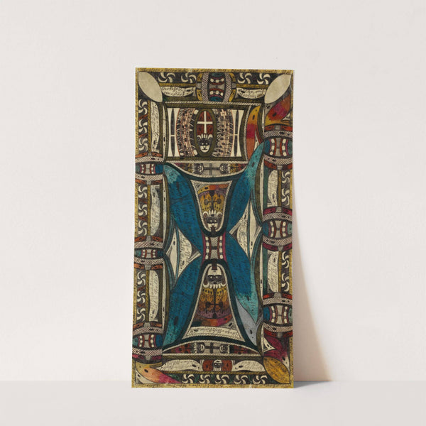 Der Zäntrums=Bächer, zeigt den Plahn der Beiden, Chineesischen, Halb=Insel,=Riesen=Städte, Zunga=Ost und Zunga=West (1921) by Adolf Wölfli