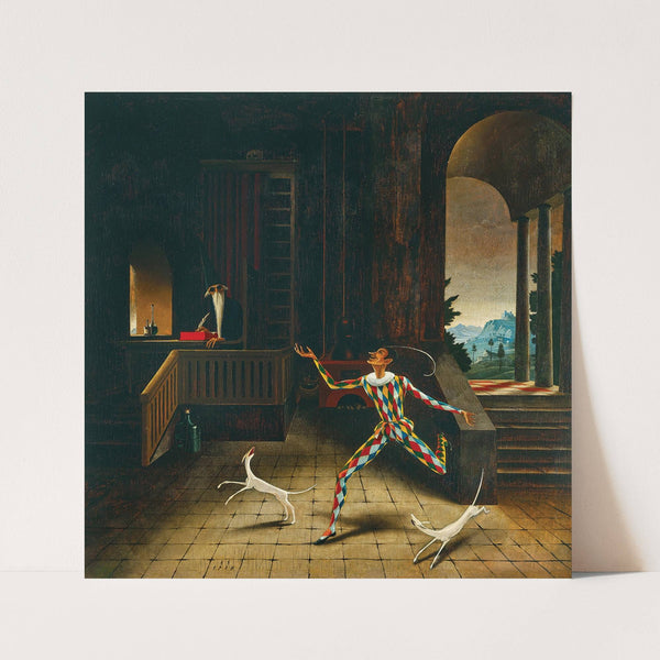 Der Zauberer und der Harlekin by Franz Sedlacek