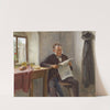 Der Zeitungsleser by Carl Zewy