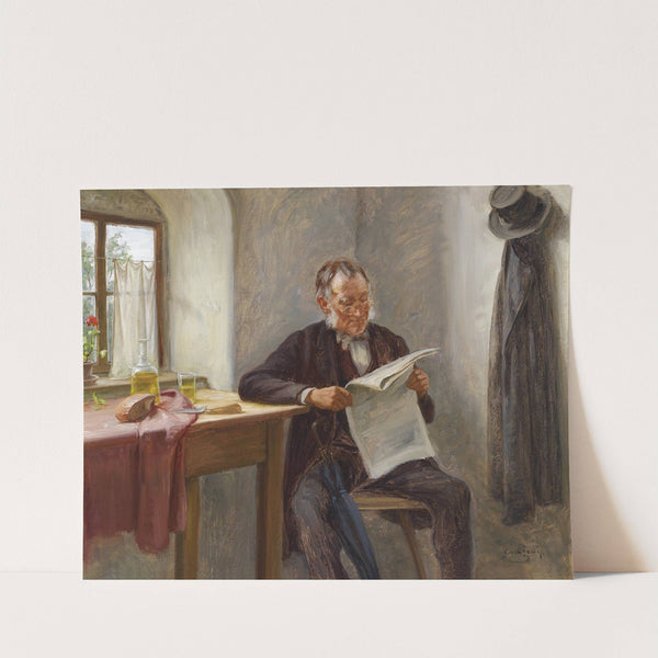 Der Zeitungsleser by Carl Zewy