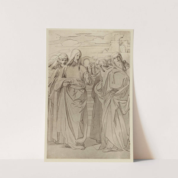 Der Zinsgroschen (circa 1900) by Eduard von Steinle