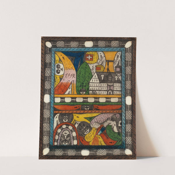 Der Zohrn, Schiiga und Land=Jäger (1917) by Adolf Wölfli